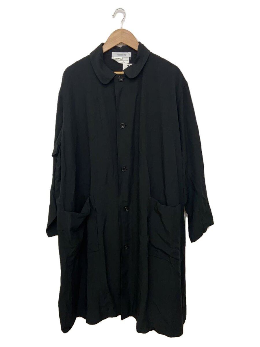 ALTRA Cappotto Veritecoeur Altro Nastia Misto Lino OMAGGIO Rayon Nero Tinta Unita St 055