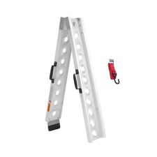 Aluminum Motorcycle Ramp, 440 lbs Capacity, 84.56" x 7.16" Folding Dirt Bike ...