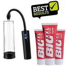 Penis Pump Power Vacuum Adult Men Big Dick Stretcher Male Enlarger Enhancement