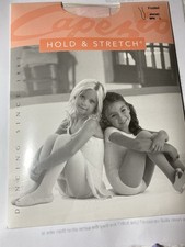 Capezio Girls NEW Hold  Stretch PINK Dance Footed Tights SZ Large 25lb-95lb