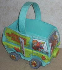 New Spirit Mystery Machine Van Plush Trick or Treat Bucket Candy Pail Scooby-Doo