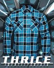 Dixxon Flannel THRICE -IDENTITY CRISIS FLANNEL - Men's X-LARGE - New In Bag. 