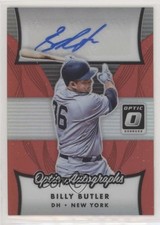 2017 Panini Donruss Optic Red Prizm 12/15 Billy Butler #OA-BB Auto 0c3