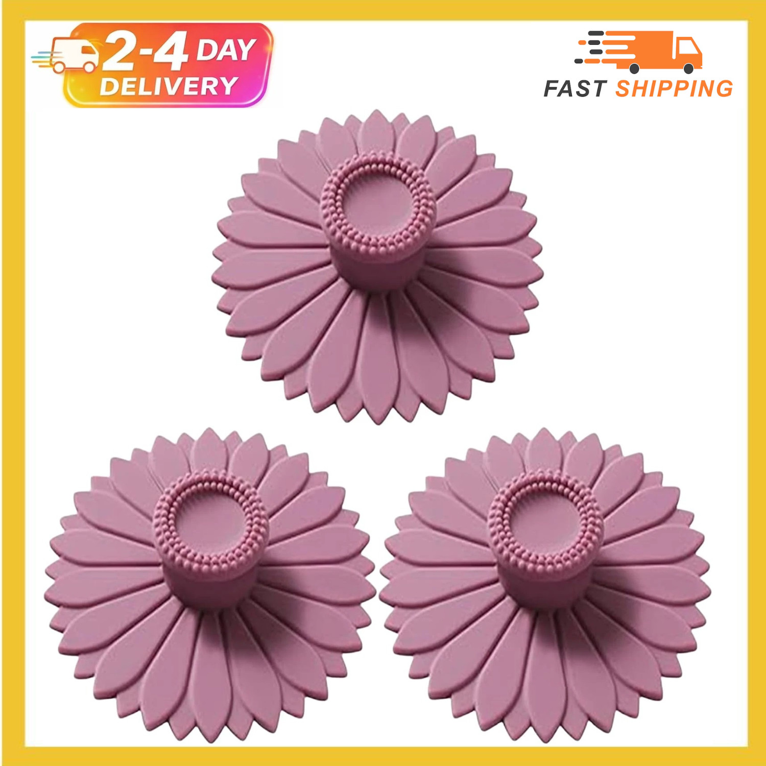 3 Pcs Silicone Cup Lid, Camping Mug Lid for Tea/Coffee Mug C