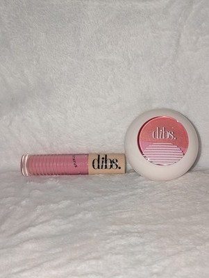 Dibs POP STAR The Duet Baked Blush 0.3 oz NIB/Go To Glossy Balm Italian Soda NIB