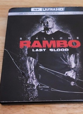 Rambo: Last Blood (2019) 4K ULTRA HD Blu-ray w/ Slipcover SYLVESTER STALLONE
