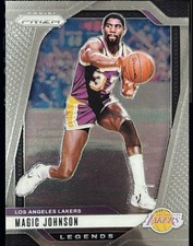 Panini Prizm Magic Johnson Legends Los Angeles Lakers Basketball Card #294
