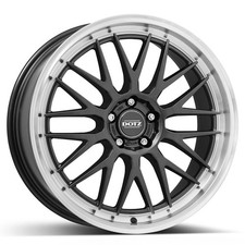 Alufelgen DOTZ BILBAO 18" 8J 5x100 ET 35 60.1 GUNMETAL MATT POLISHED LIP