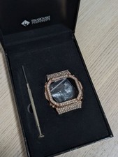 G-SHOCK DW-5600 Custom Pink Bezel Swarovski Watch