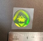 Vintage Stickers 3D Holographic Grim Reaper Sticker Polaroid VERY RARE HTF — photo 3