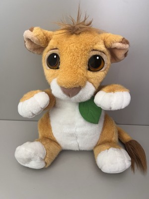 1993 Disney Lion King Talking Simba Cub Plush Stuffed Animal Mattel TESTED WORKS