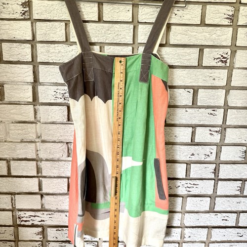 Mini Vestido de Verano See by Chloe Colorblock W M Cremallera Tirantes Mezcla de Lino - Imagen 21 de 23