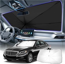 Car Windshield Sun Shade,Foldable Windshield Umbrella Sun Shade for Car