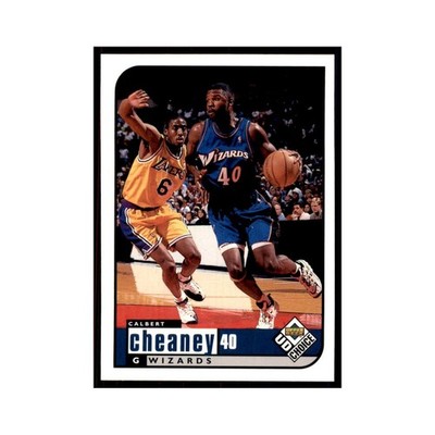 1998 UD Choice Calbert Cheaney Basketball Cards #154