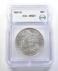 1897-O Morgan Silver Dollar MS61 ICG *3339
