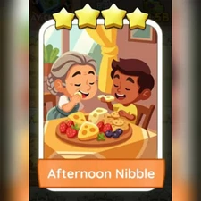 1 x Afternoon Nibble sticker (⭐⭐⭐⭐) set 16 - Mono_poly_ Go sticker (Fast send)