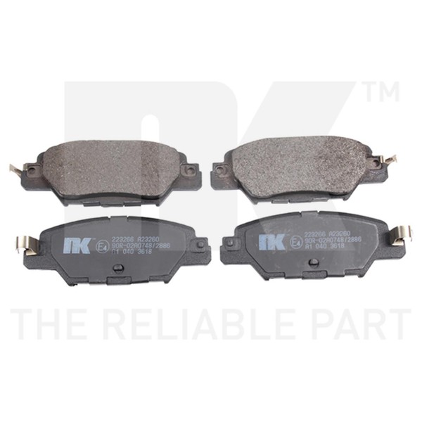 BremsbeläGe Bremsbelagsatz Scheibenbremse FüR Mazda CX-5 Kf Ke Gh-image