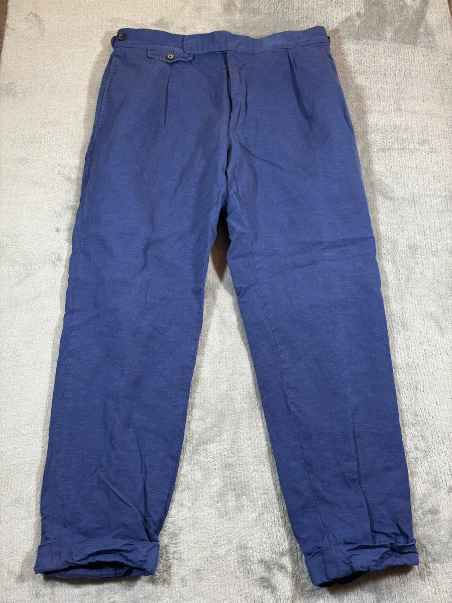 25+ Polo Ralph Lauren Pleated Linen Pants for Men for sale