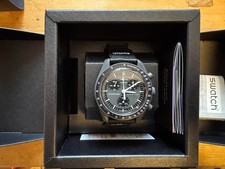 Nearly New Sept 2025 Omega x Swatch Moonswatch mission to mercury - black