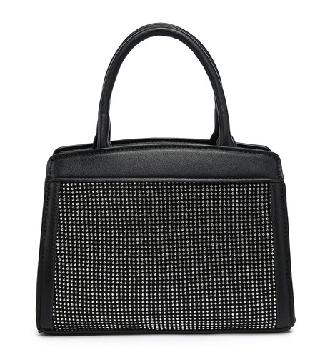 Bolso de Mano Boutique Pequeño Mujer Imitación Cuero Diamante Frontal Bolso de Hombro - Imagen 11 de 23