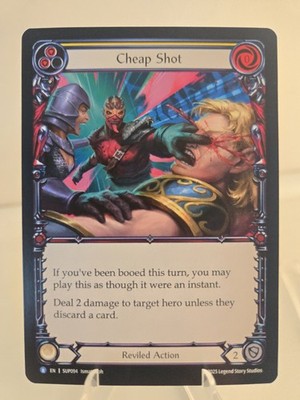 FAB Cheap Shot (Yellow) - Super Slam - Rare 