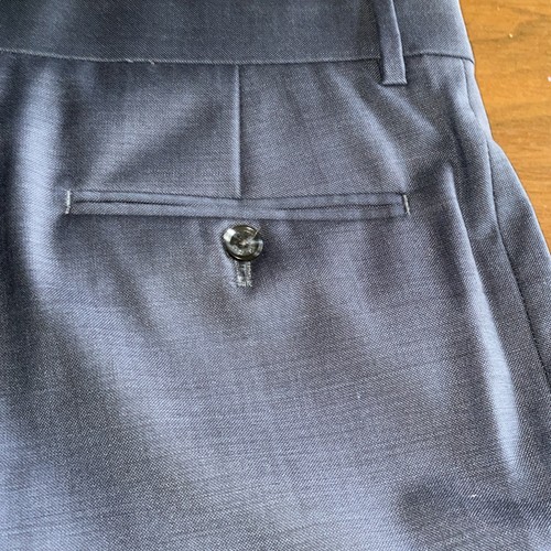 Tommy Hilfiger Herren Anzughose blau Wolle Stretch Modern Fit TH-Flex Größe 38x30 - Bild 12 von 13