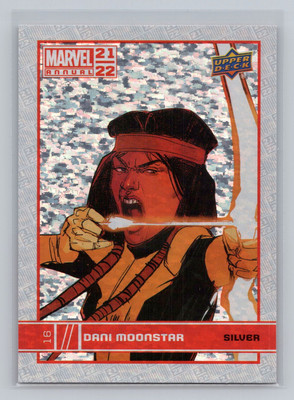 2021-22 Marvel Annual #16 Dani Moonstar Silver Sparkle
