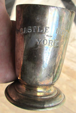 Nice 1900's metal beer tankard CASTLE HOTEL YORK Western Australia