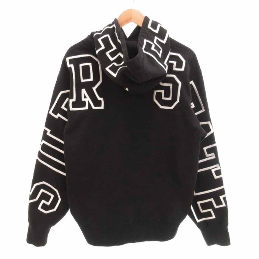 Sweat à capuche Supreme 22FW State logo broderie M noir VU 1217 occasion