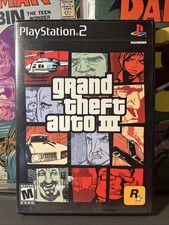 Grand Theft Auto 3 III PS2 PlayStation 2 Complete CIB With Map Poster