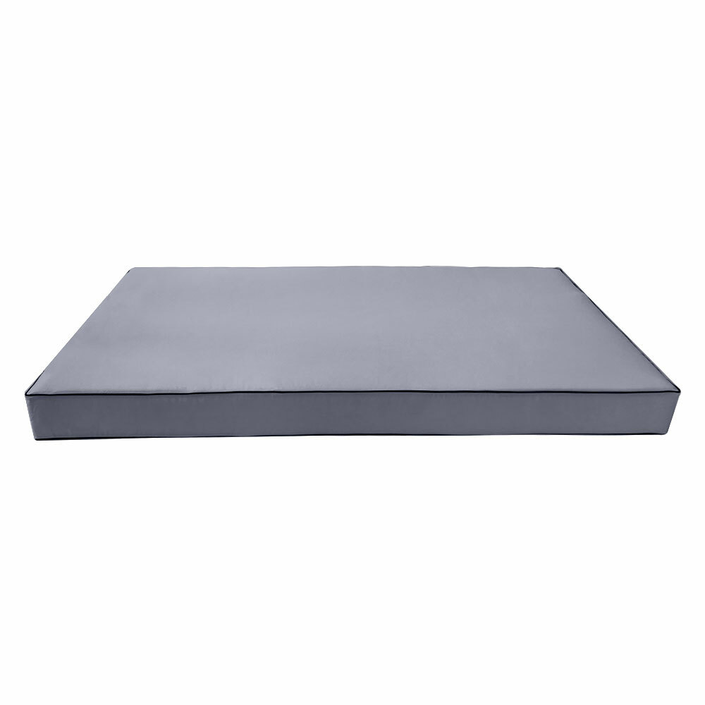 CRIB/TWIN/FULL/QUEEN Contrast Pipe Trim 6" Outdoor Fitted Sheet Slip