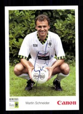 Martin Schneider Autograph Card Borussia Mönchengaldbach 1992-93 1st Set + A199244