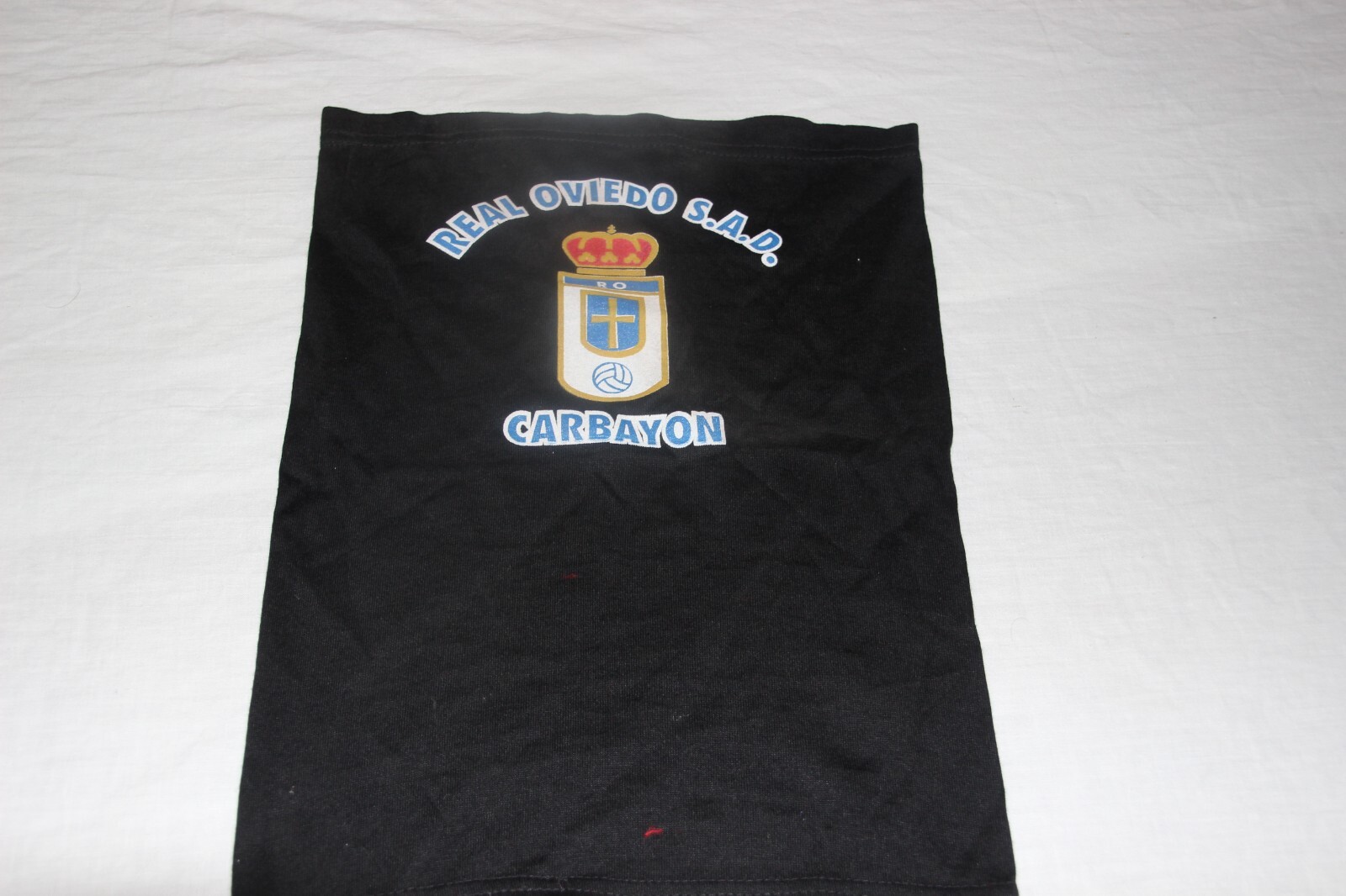 BRAGA PARA CUELLO DEL EQUIPO DE FUTBOL REAL OVIEDO S.A.D CARBAYON COTIZADA