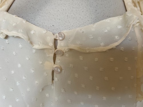 HALOGEN ruffled blouse size M - Picture 6 of 10