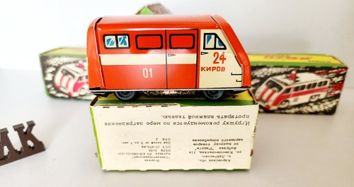Vintage New Soviet Toy. Original. Made in Ussr 1:43! Scale model. Box.Rare - Picture 7 of 9