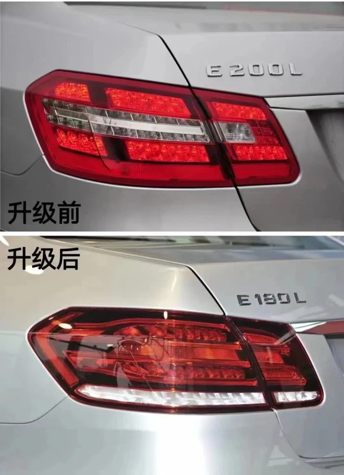 W212 Facelift Tail Lights Lamp 4pcs for Mercedes Benz E Class E300 Old To New - Image 4 of 4