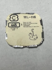 Chezard 445 11 1/2-116 Cal 117 SETTING LEVER SPRING ( SET BRIDGE) New in Pkg