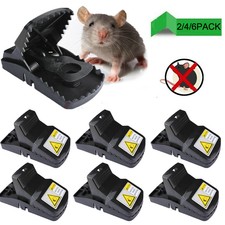 LARGE Mouse Traps Rat Mice Rodent Snap Trap Heavy Duty Reusable Pest Control