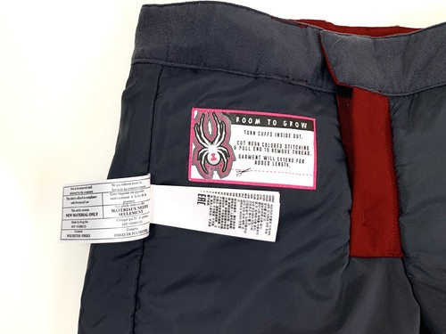 NWT Spyder Girls Size 8 Olympia Ski Snowboarding Tailored Snow Pants Red NEW - Picture 5 of 12
