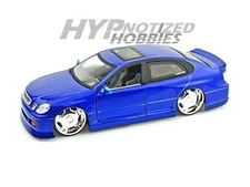 JADA 1:24 N/B LEXUS GS430 DIE-CAST BLUE 50759FF