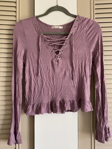 forever 21 lace up top