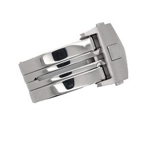 Stainless Steel Butterfly Deployment Clasp Buckle For TAG HRUER