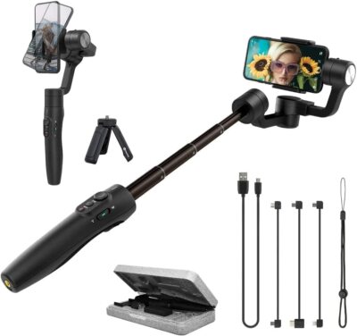 FeiyuTech Vimble 2S 3-Achsen Smartphone Gimbal Stabilisator, ausziehbare Stange UVP 90£