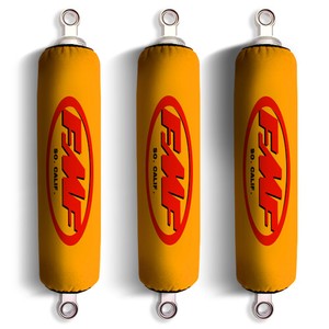 Set 3 Red Skull Shock Covers Yamaha Blaster YFS Raptor YFM 250 350 660 700R