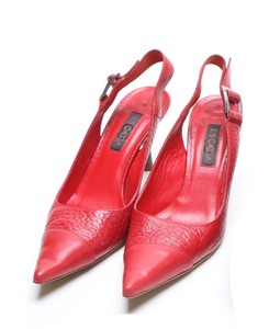 red slingback heels