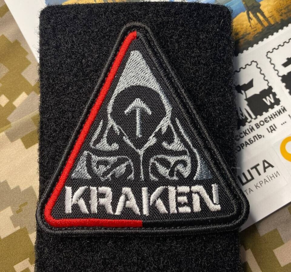 新品 】○ ウクライナ軍 ○ クラーケン部隊 パッチ Kraken Regiment