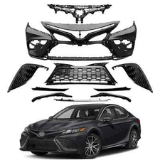 For 2021 2022 2023 Toyota Camry SE XSE Complete Front Bumper Assembly