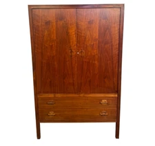 Scandinavian Teak Armoire by J Clausen for Brande Mobelfabrik