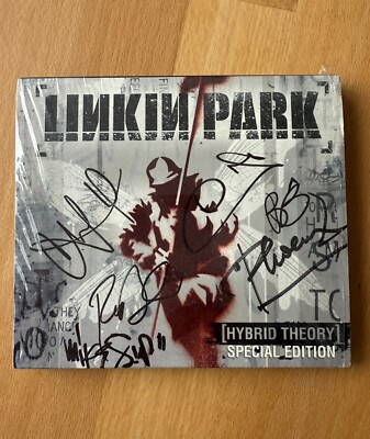 Linkin Park Hybrid Theory Signiert von kompletter Band Inkl .Chester Bennington