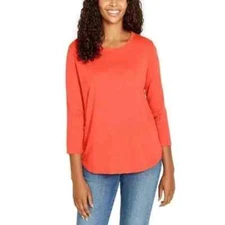 Kirkland Signature Ladies' Cotton Slub Tee -VARIATION